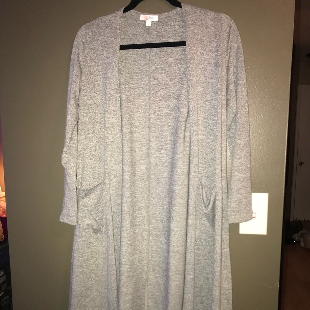 Small grey LuLaRoe Sarah